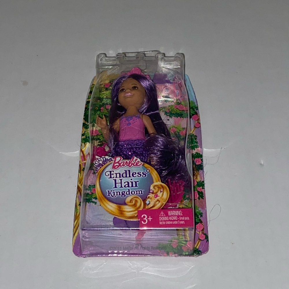 Barbie Endless Hair Kingdom Doll with Purple Hair